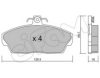 CIFAM 822-174-1 Brake Pad Set, disc brake